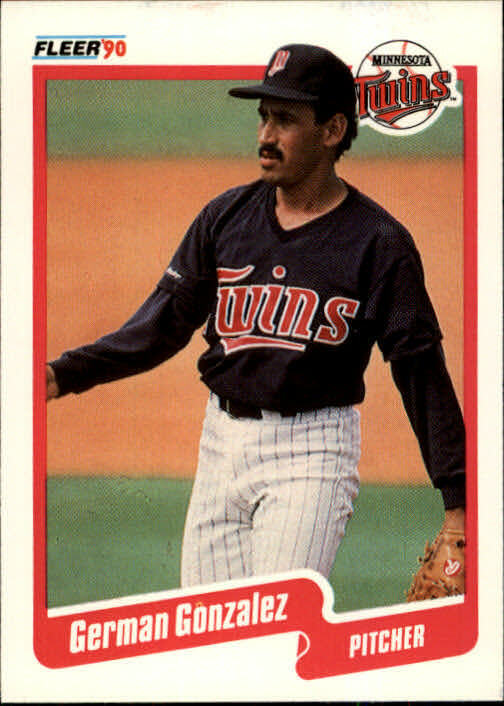 1990 German Gonzalez Fleer Baseball Card #376