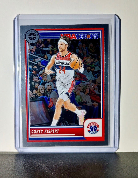 Corey Kispert 2023-24 Panini Premium Stock NBA Hoops #8 Card Washington Wizards
