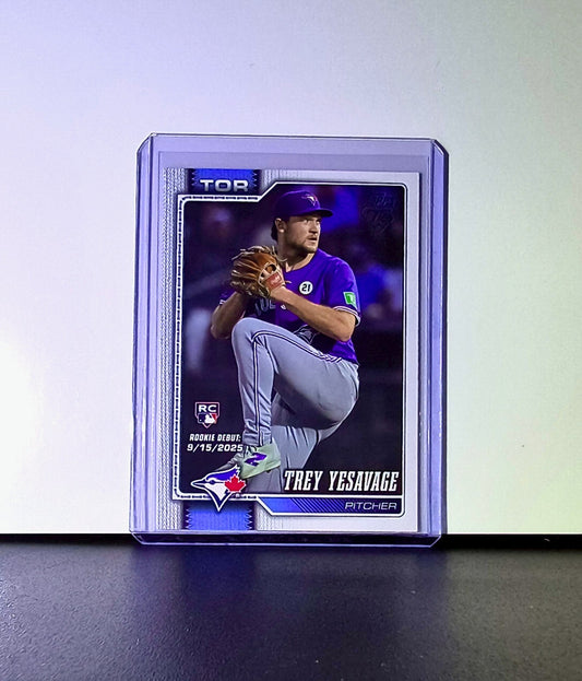 Trey Yesavage Rookie 2026 Topps Update MLB #US58 Card Toronto Blue Jays