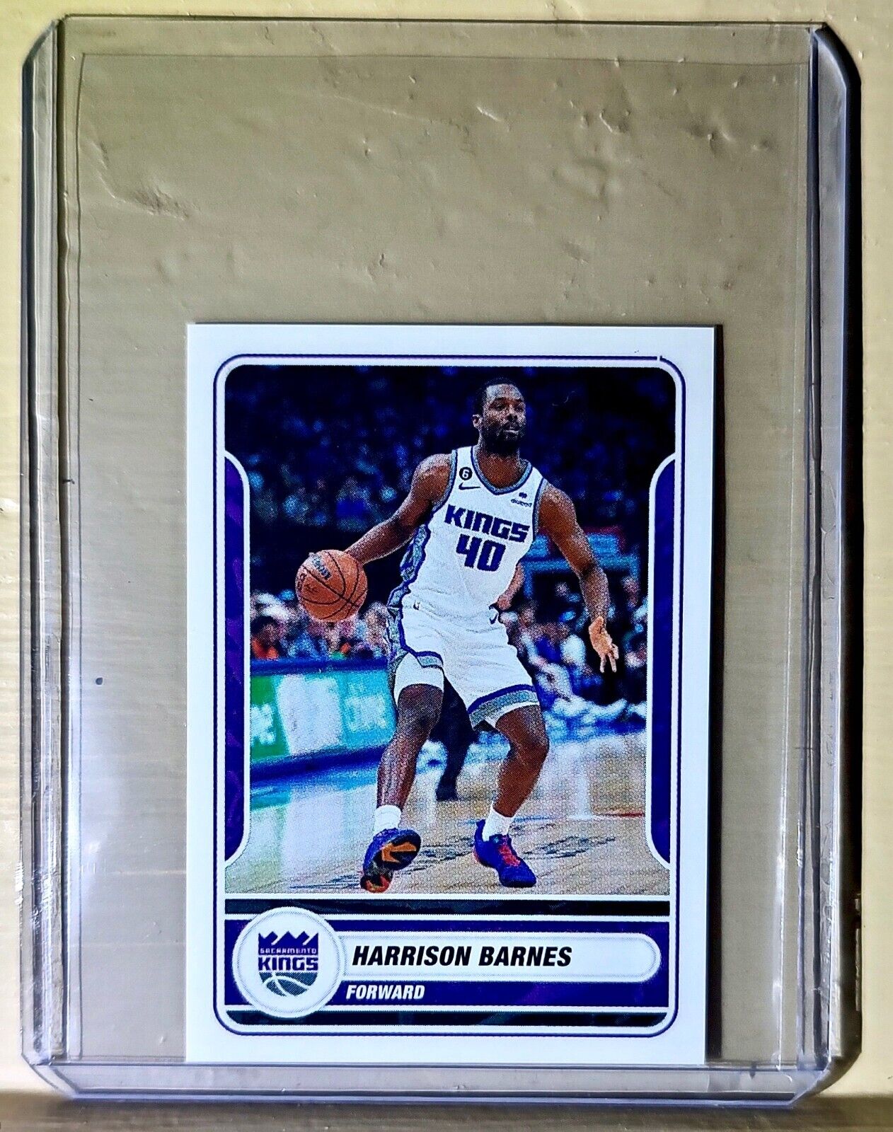 2023-24 Harrison Barnes Panini NBA Basketball #457 Sticker Sacramento Kings