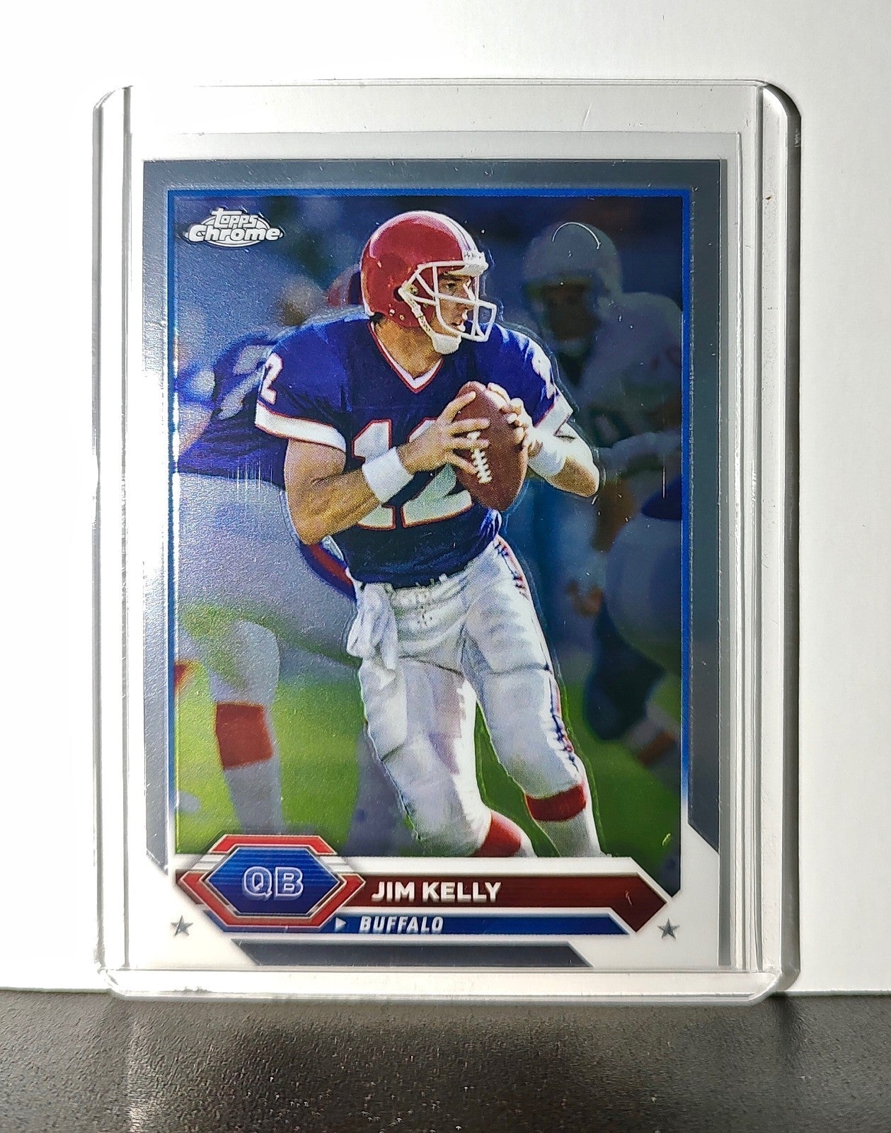 Jim Kelly 2023 Topps Chrome NFL #46 Card Buffalo Bills
