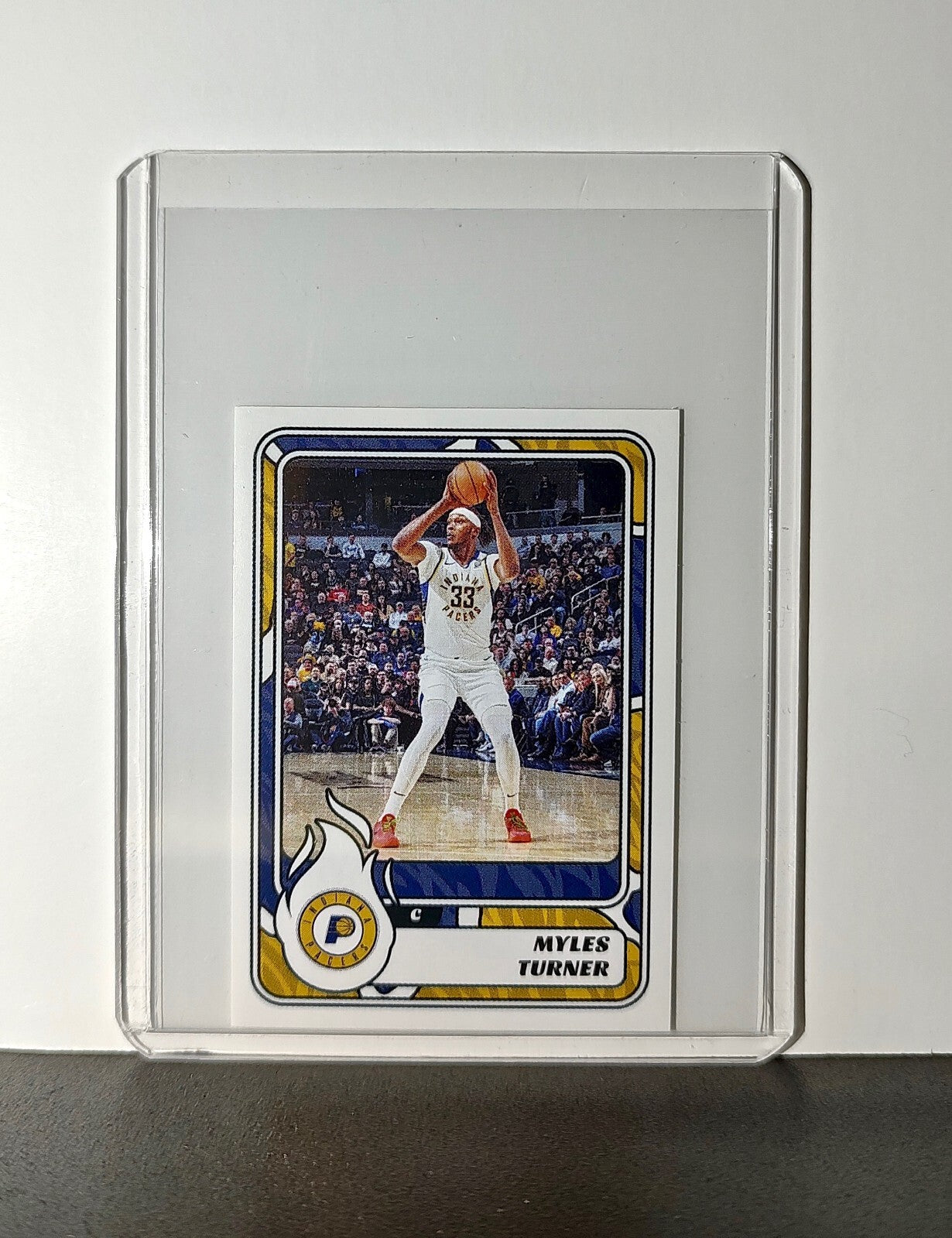 Myles Turner 2024-25 Panini NBA #191 Sticker Card Indiana Pacers