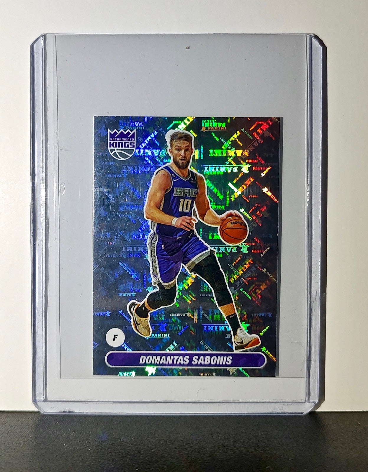 Domantas Sabonis 2023-24 Panini NBA #453 Foil Sticker Sacramento Kings