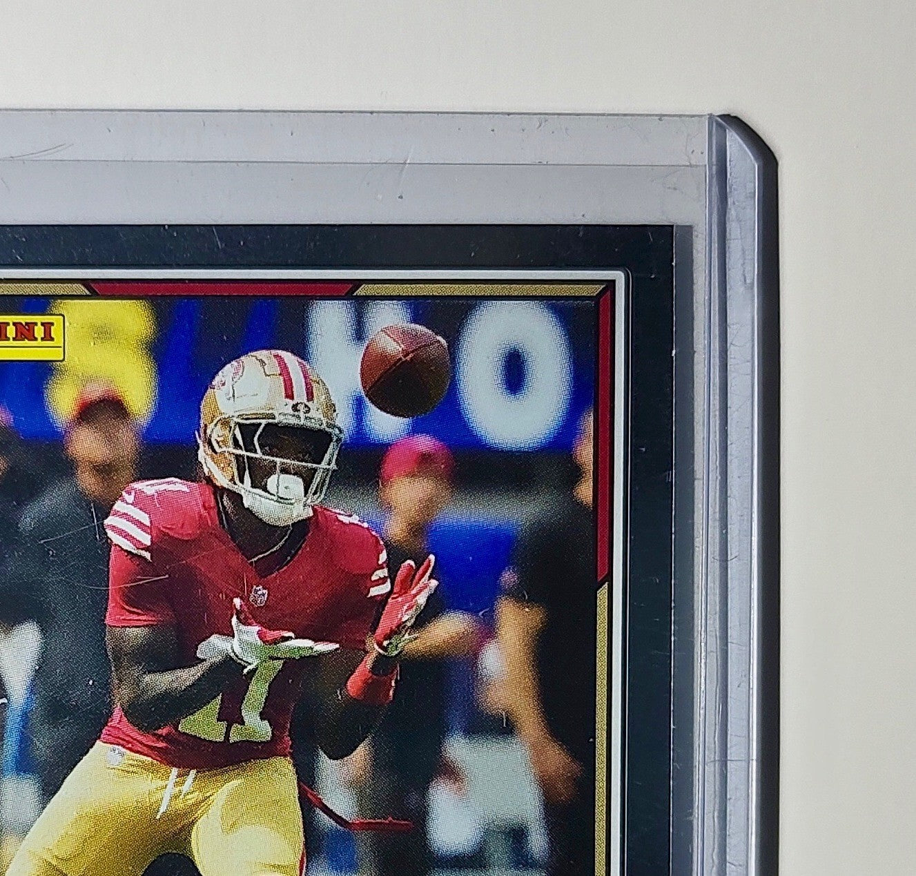 Brandon Aiyuk 2025 Panini NFL #12 Foil Sticker Card San Francisco 49ers