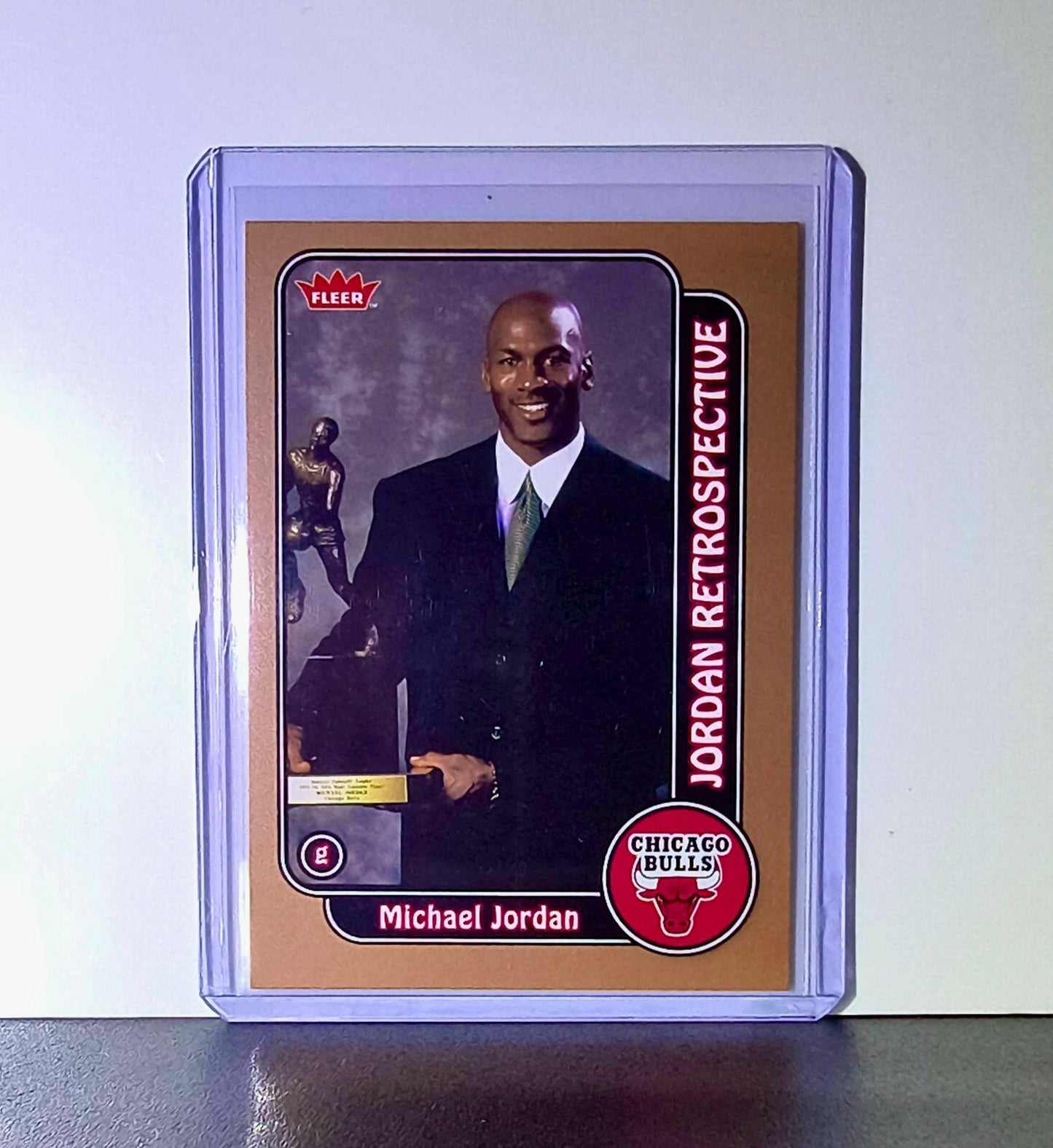 Michael Jordan 2008-09 Fleer Jordan Retrospective #MJ-19 Card Chicago Bulls