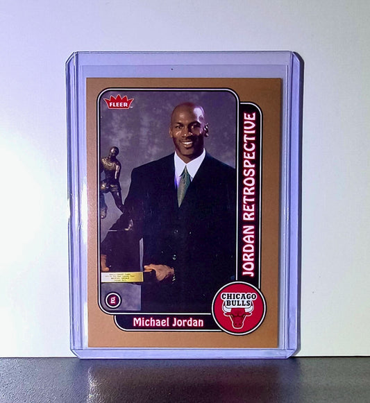 Michael Jordan 2008-09 Fleer Jordan Retrospective #MJ-19 Card Chicago Bulls