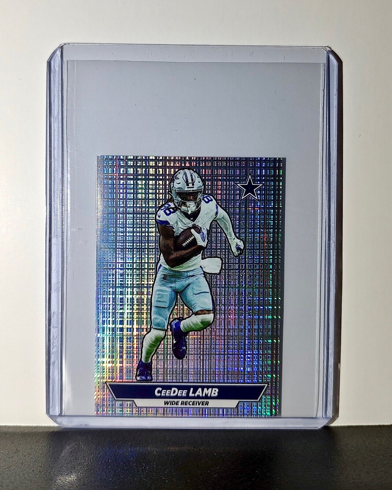CeeDee Lamb 2024 Panini NFL Sticker #308 Foil Dallas Cowboys