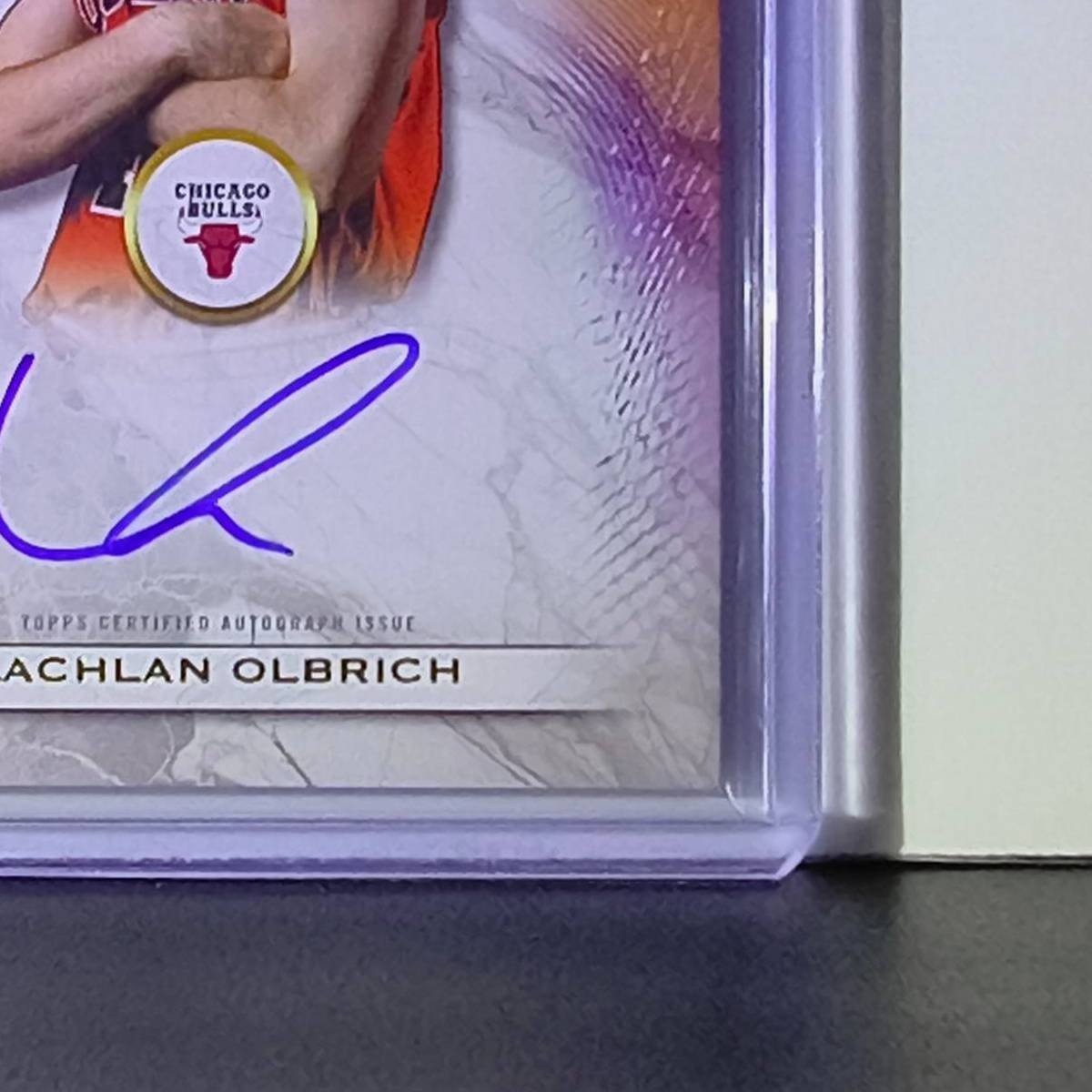 Lachlan Olbrich Rookie 2025 NBA Topps Inception #RA-LO Autograph Card Bulls