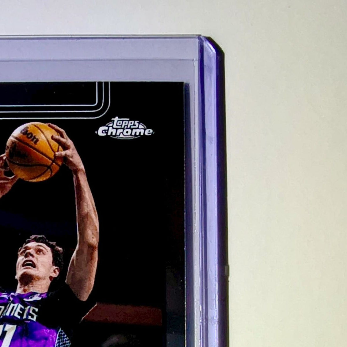 Ryan Kalkbrenner Rookie 2025-26 NBA Topps Chrome Update #184 Card Hornets
