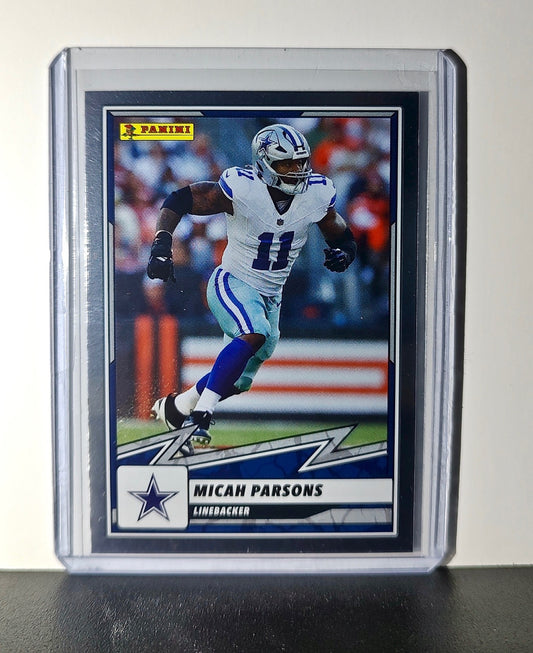 Micah Parsons 2025 Panini NFL #28 Foil Sticker Card Dallas Cowboys
