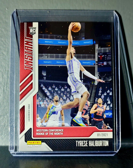 Tyrese Haliburton 2020-21 Panini Instant NBA #64 Basketball Rookie Card 1 of 570