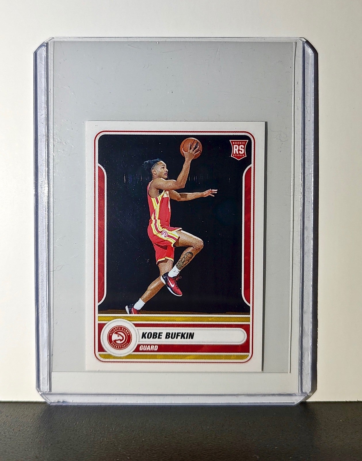 Kobe Bufkin Rookie 2023-24 Panini NBA #107 Sticker Atlanta Hawks