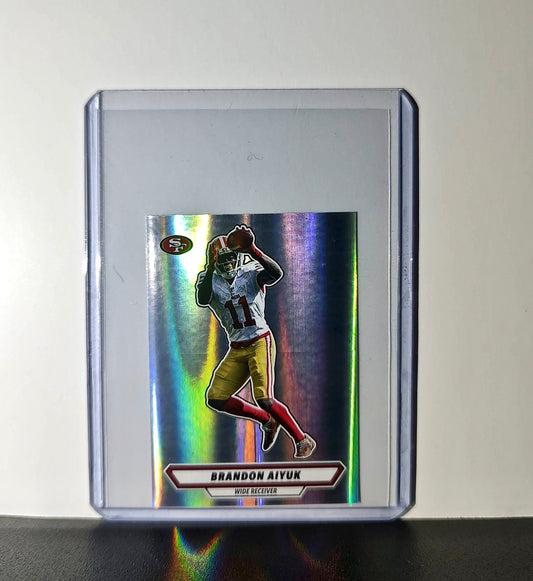 Brandon Aiyuk 2025 Panini NFL #519 Foil Sticker 49ers
