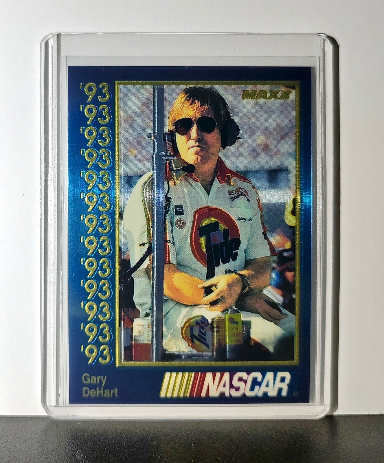 Gary DeHart 1993 Maxx Premier Plus Racing #133 NASCAR Card Hendrick Motorsports