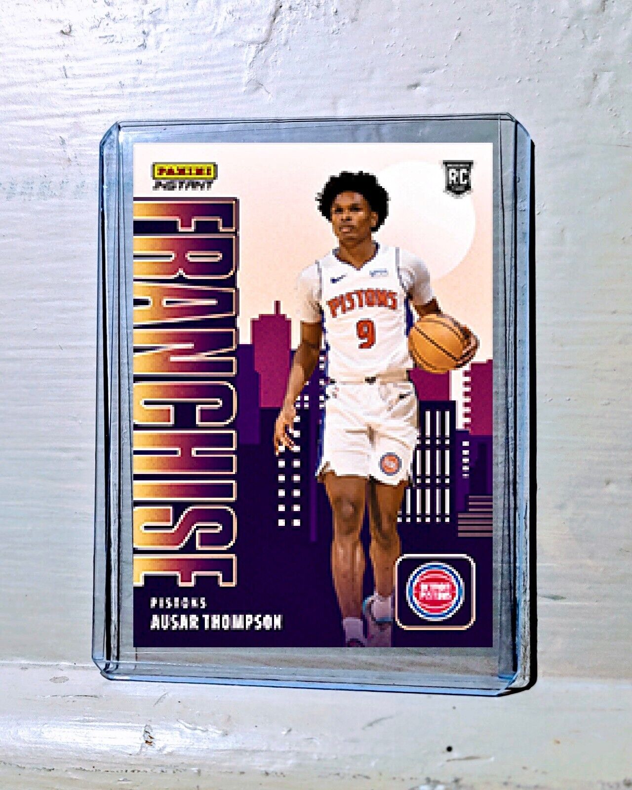 Ausar Thompson 2023-24 NBA #1 Franchise Basketball Card Detroit Pistons 1/485