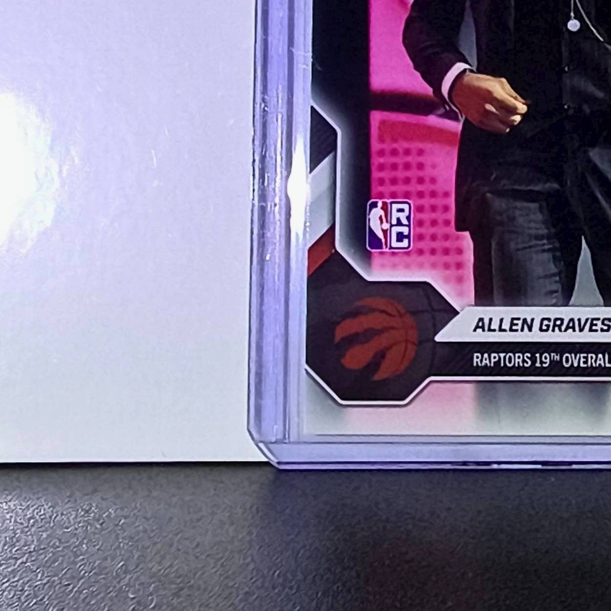 Allen Graves Rookie 2026-27 Topps NBA Draft #AGRA Card Toronto Raptors