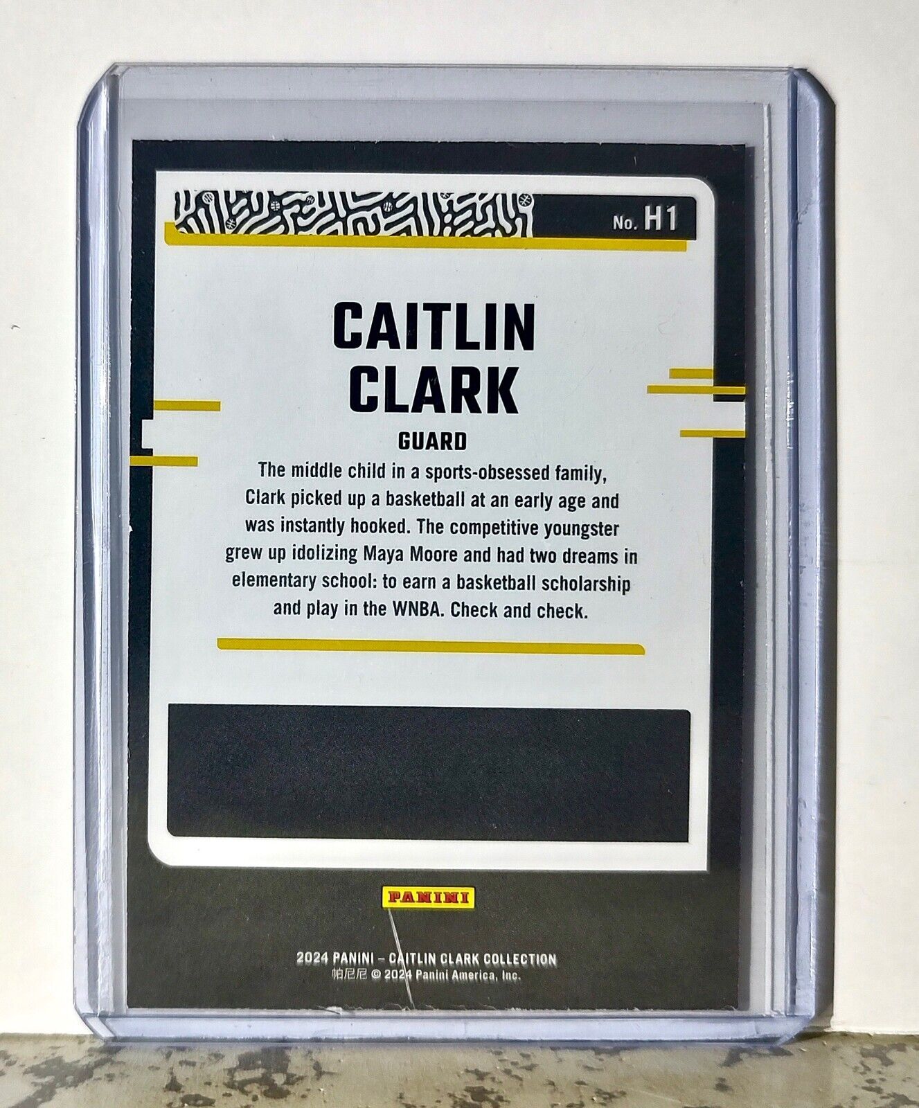 2024 Caitlin Clark Panini Donruss #H1 Highlights Basketball Card Iowa Hawkeyes