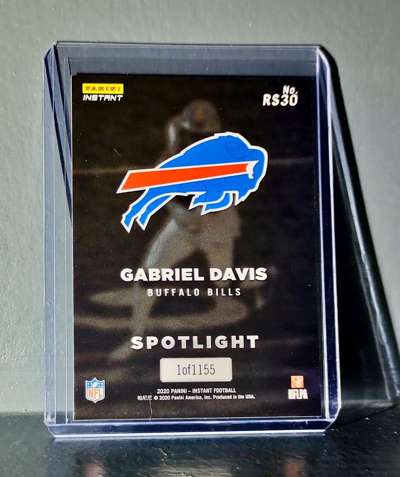 Gabriel Davis 2020 Panini NFL Rookie Spotlight #30 Football Card 1 of 1155