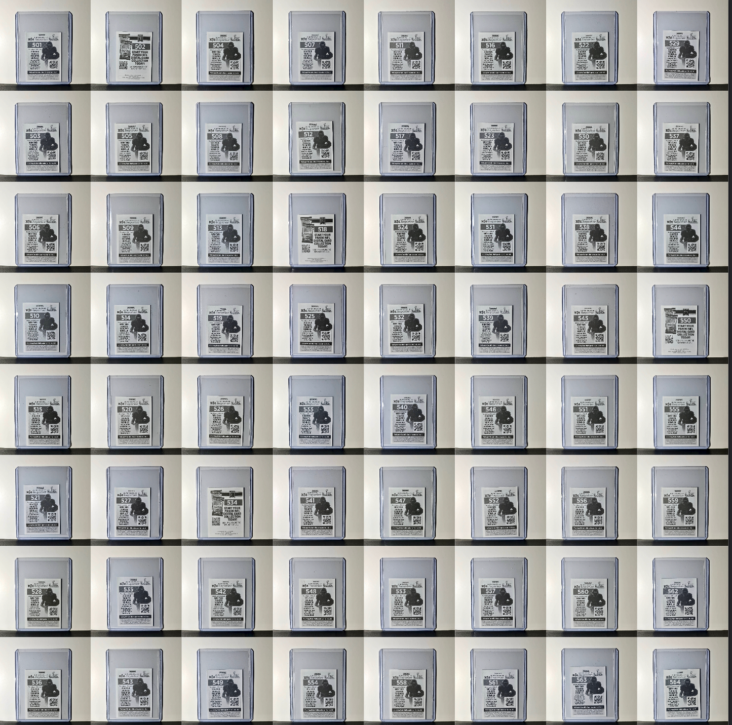 2025 Panini NFL Sticker Collection Complete 564 Football Sticker Set - Toploaded