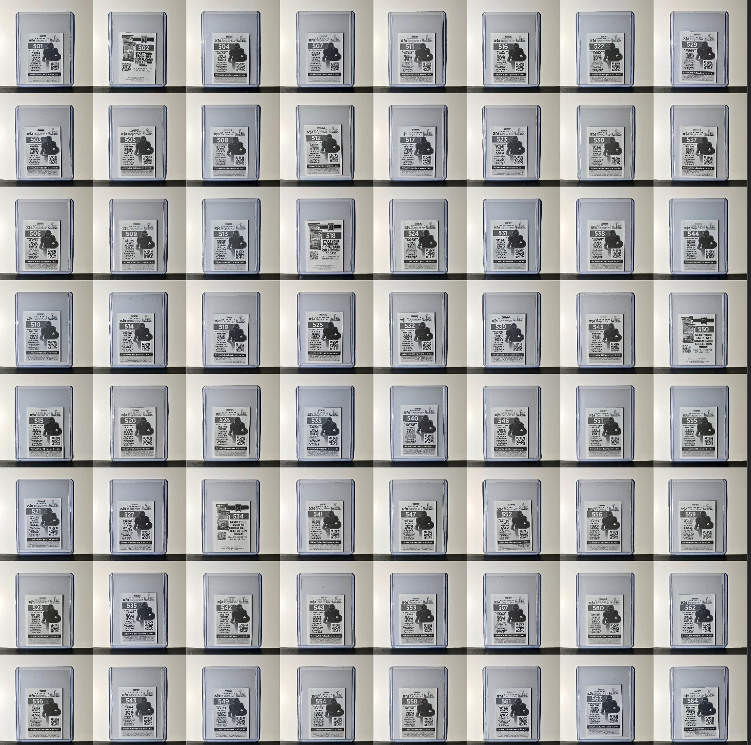 2025 Panini NFL Sticker Collection Complete 564 Football Sticker Set - Toploaded