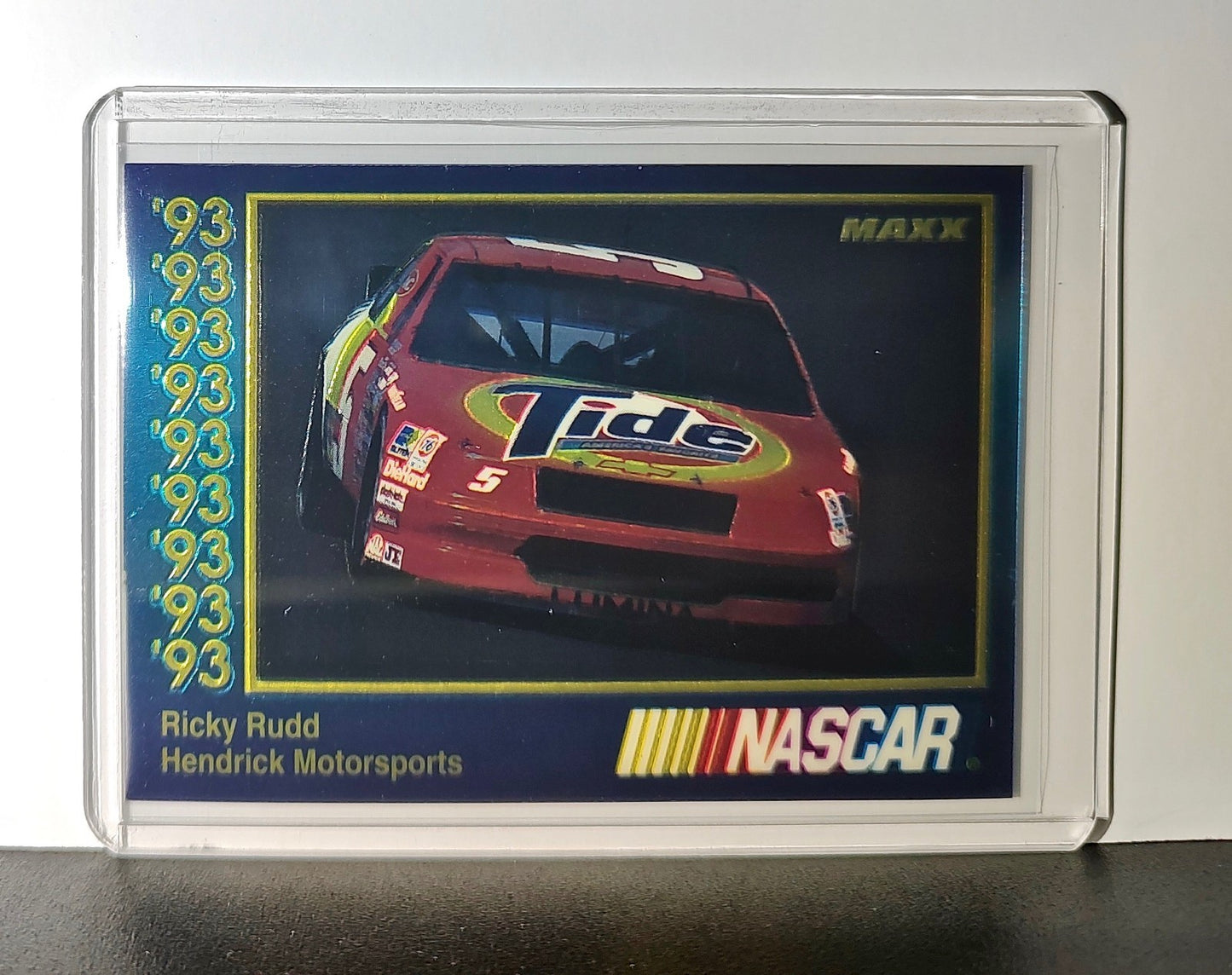 Ricky Rudd 1993 Maxx Premier Plus Racing #88 NASCAR Card Hendrick Motorsports