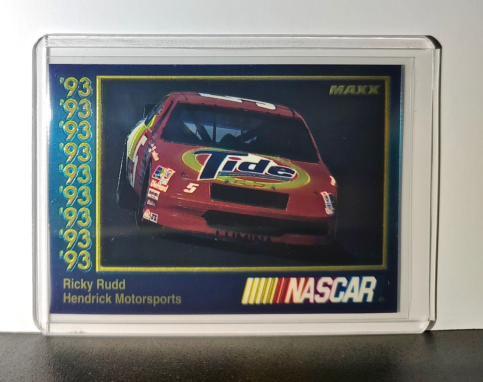 Ricky Rudd 1993 Maxx Premier Plus Racing #88 NASCAR Card Hendrick Motorsports