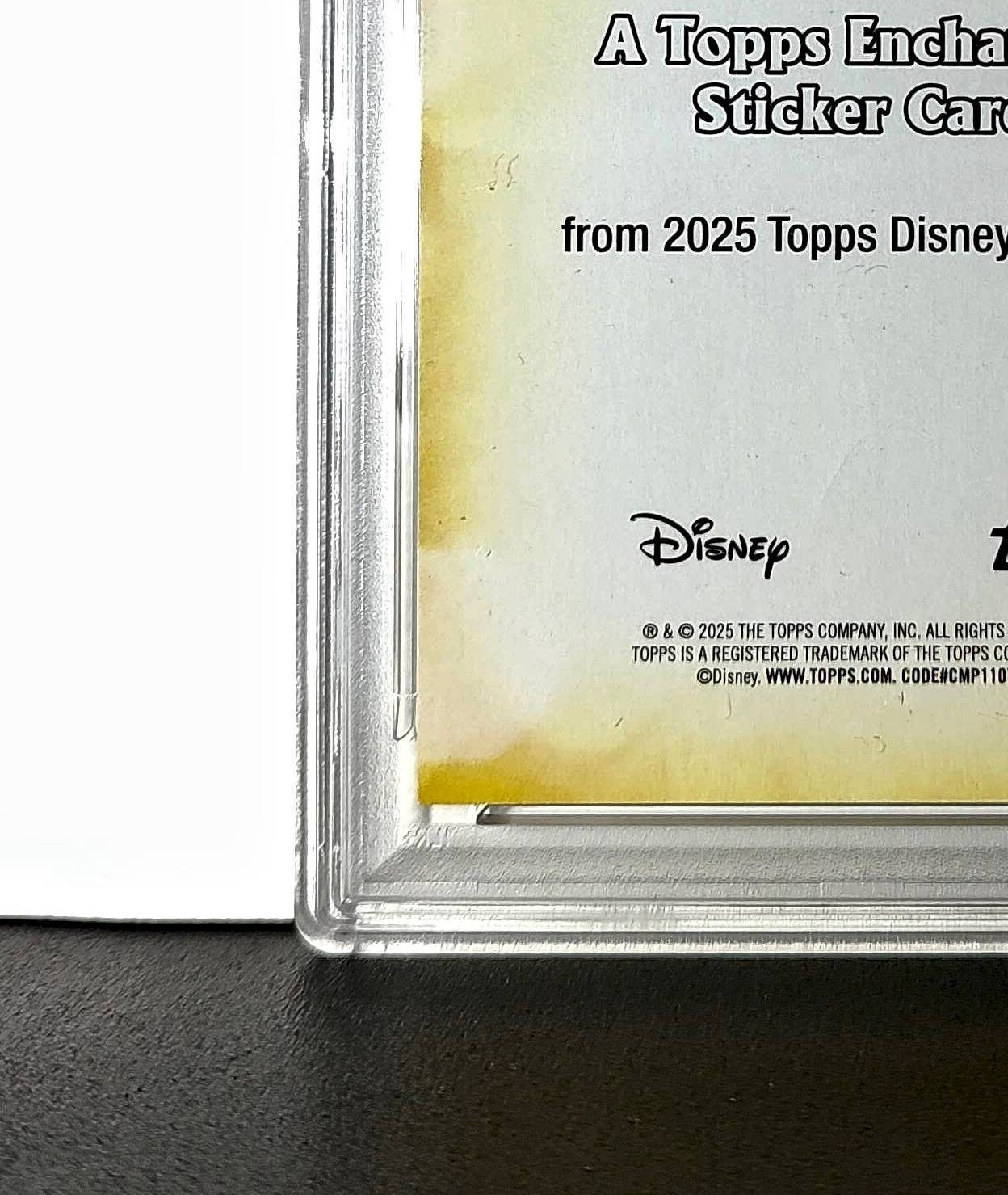 Pocahontas 2025 Topps Disney #ES-17 Enchanted Sticker Card Pocahontas PSA 9
