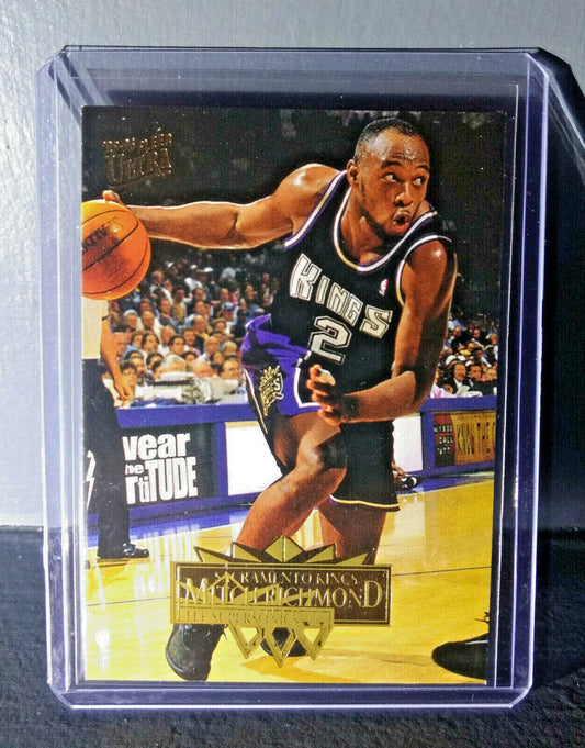 1995-96 Mitch Richmond Fleer Ultra #158 Error Misprint Basketball Card