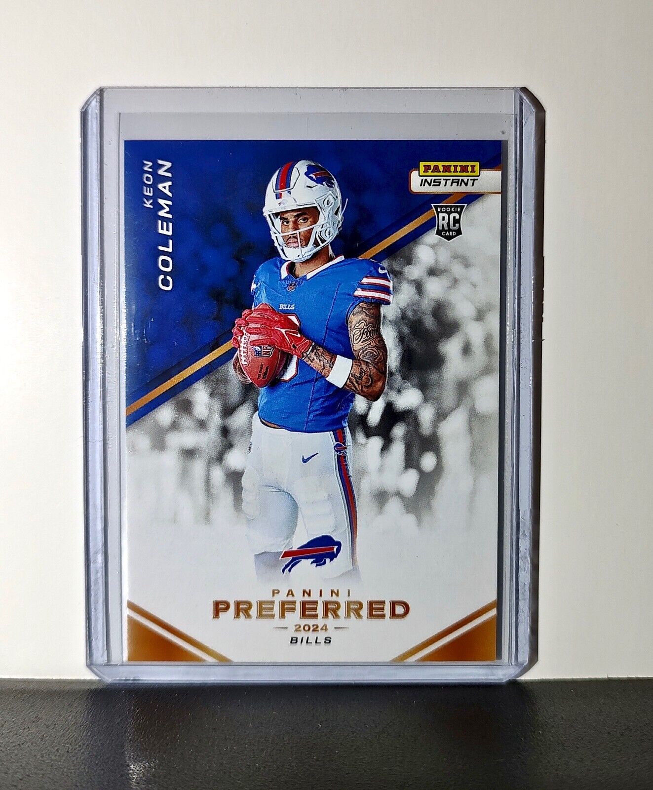 Keon Coleman 2024 Panini Preferred NFL #17 Rookie Card Buffalo Bills 1/335