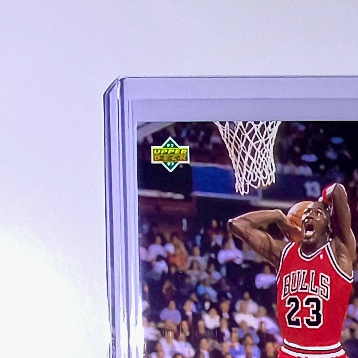 Michael Jordan 1992-93 Upper Deck Game Faces #488 Basketball Card Chicago Bulls