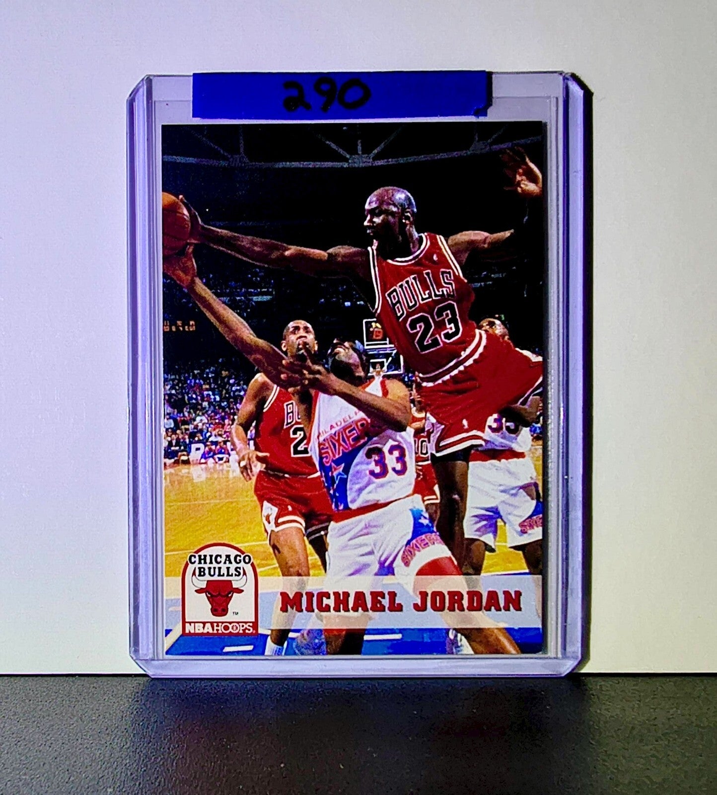 Michael Jordan 1993-94 NBA Hoops #28 Basketball Card Chicago Bulls