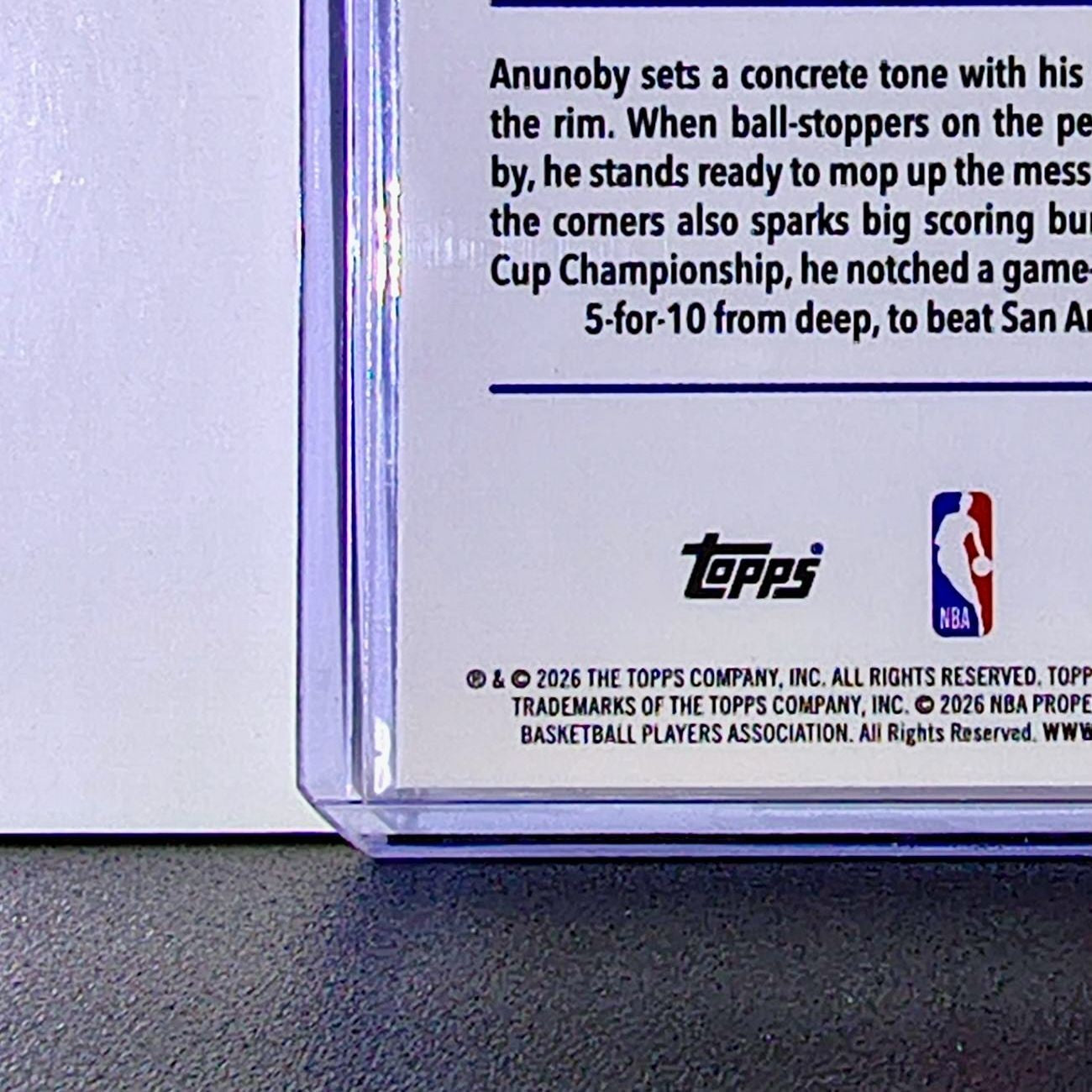 OG Anunoby 2025-26 NBA Topps Chrome Update #43 Basketball Card New York Knicks
