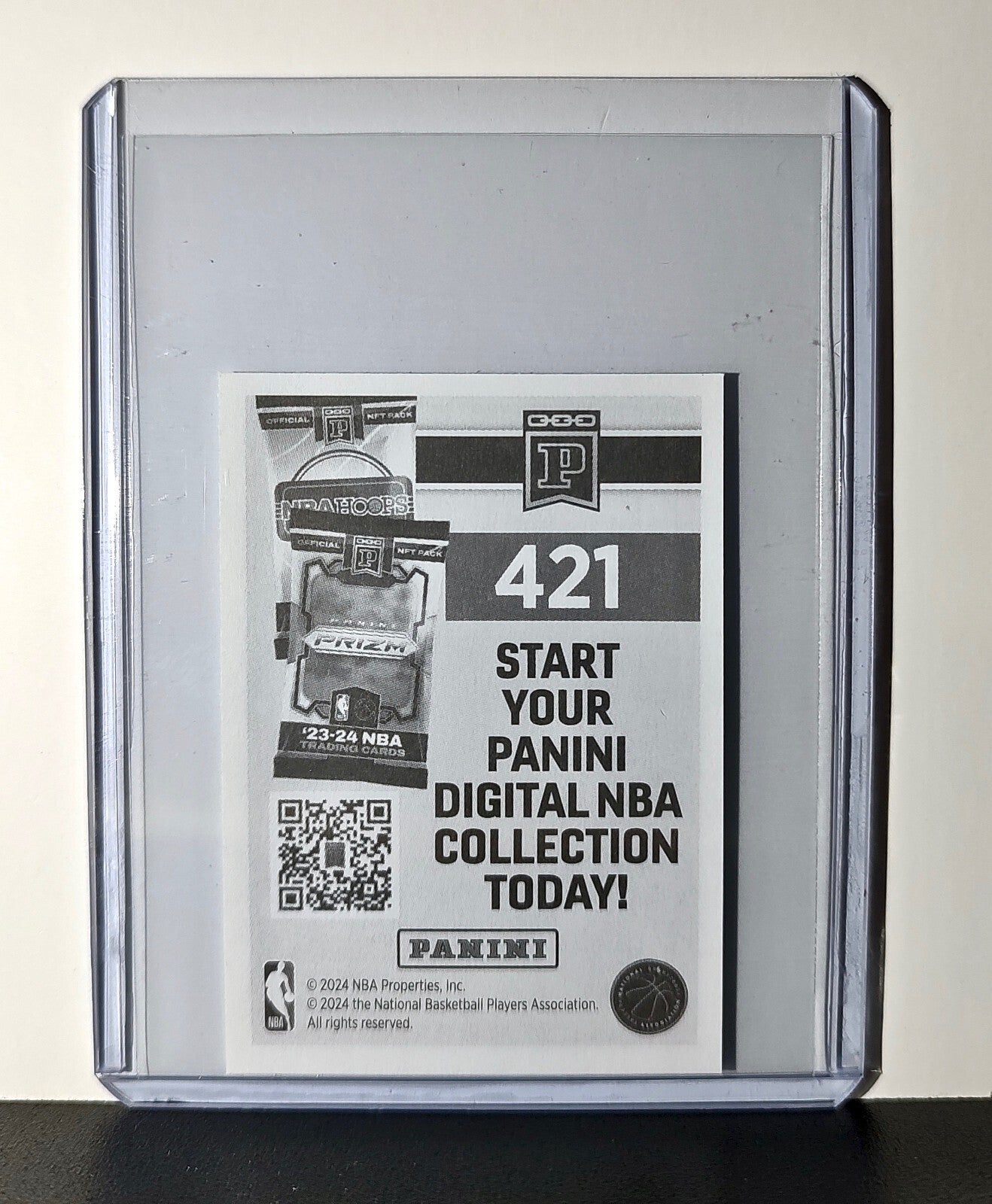 Dillon Jones Rookie 2024-25 Panini NBA #421 Sticker Card Oklahoma City Thunder