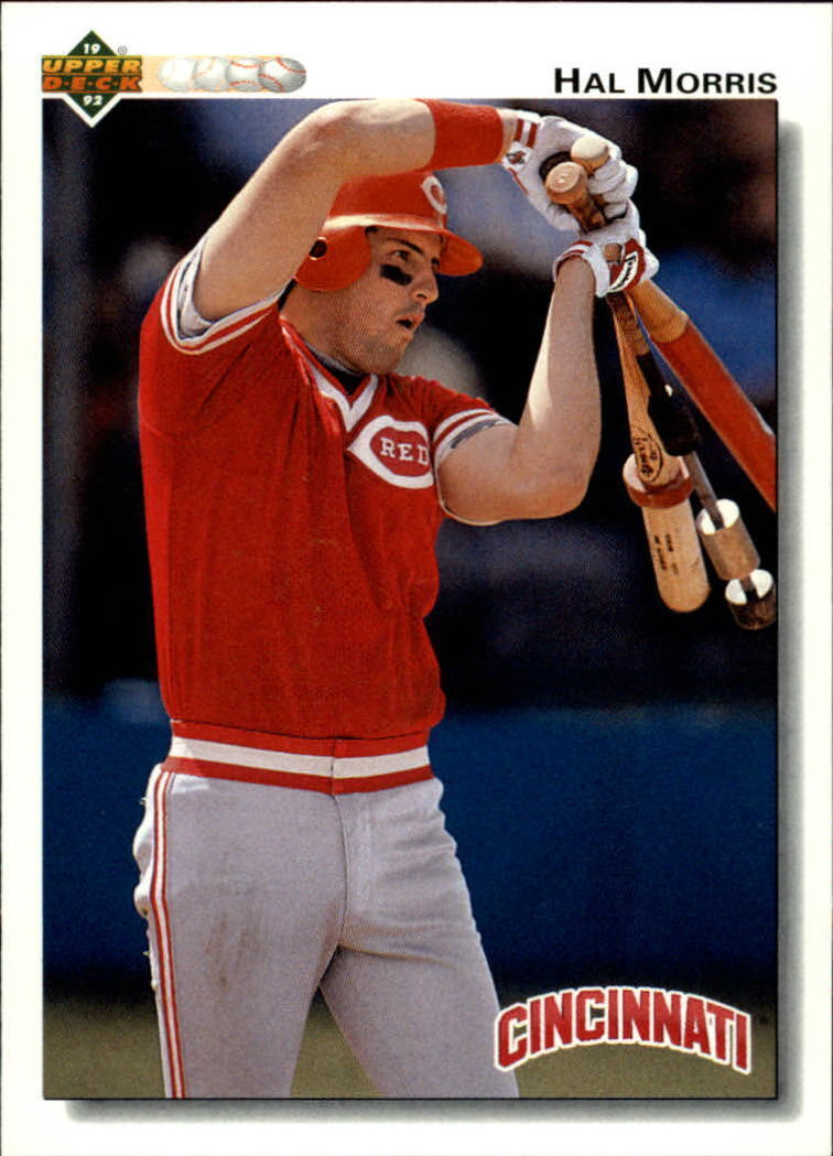 Hal Morris 1992 Upper Deck MLB #121 Baseball Card Cincinnati Reds