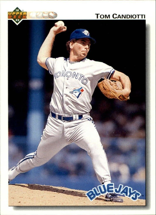 Tom Candiotti 1992 Upper Deck MLB #447 Baseball Card Toronto Blue Jays