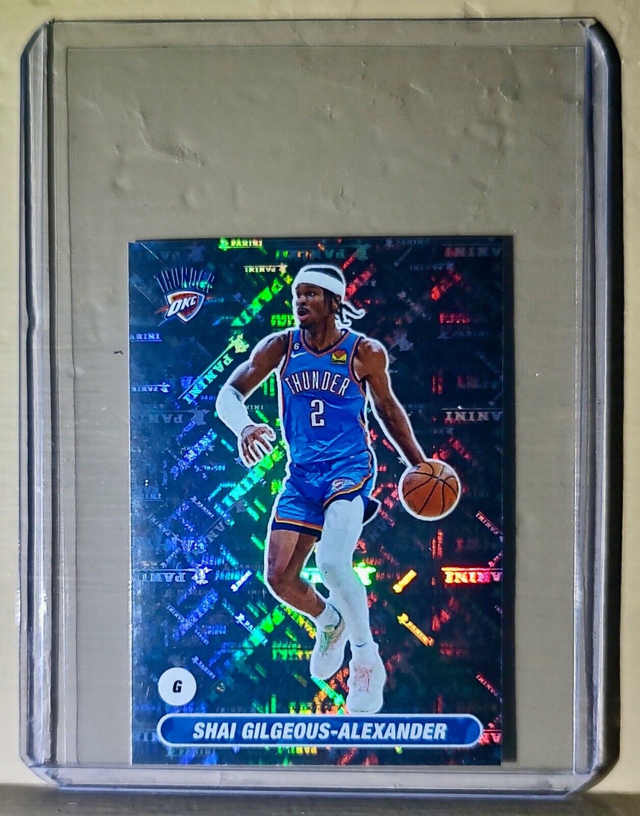 2023-24 Shai Gilgeous-Alexander Panini NBA Basketball #413 Sticker Thunder