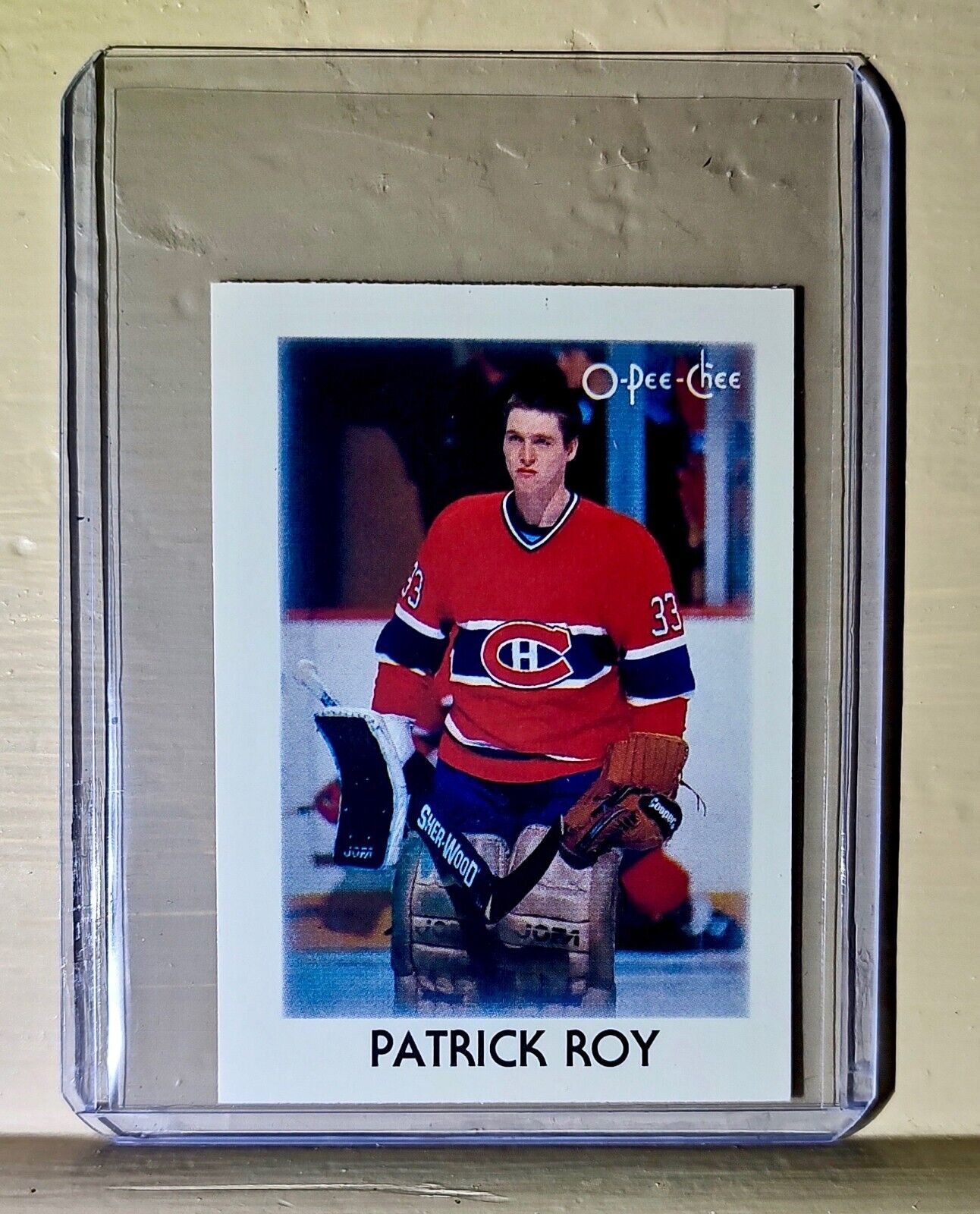 Patrick Roy 1987 O-Pee-Chee #36 Mini Hockey Card Montreal Canadiens