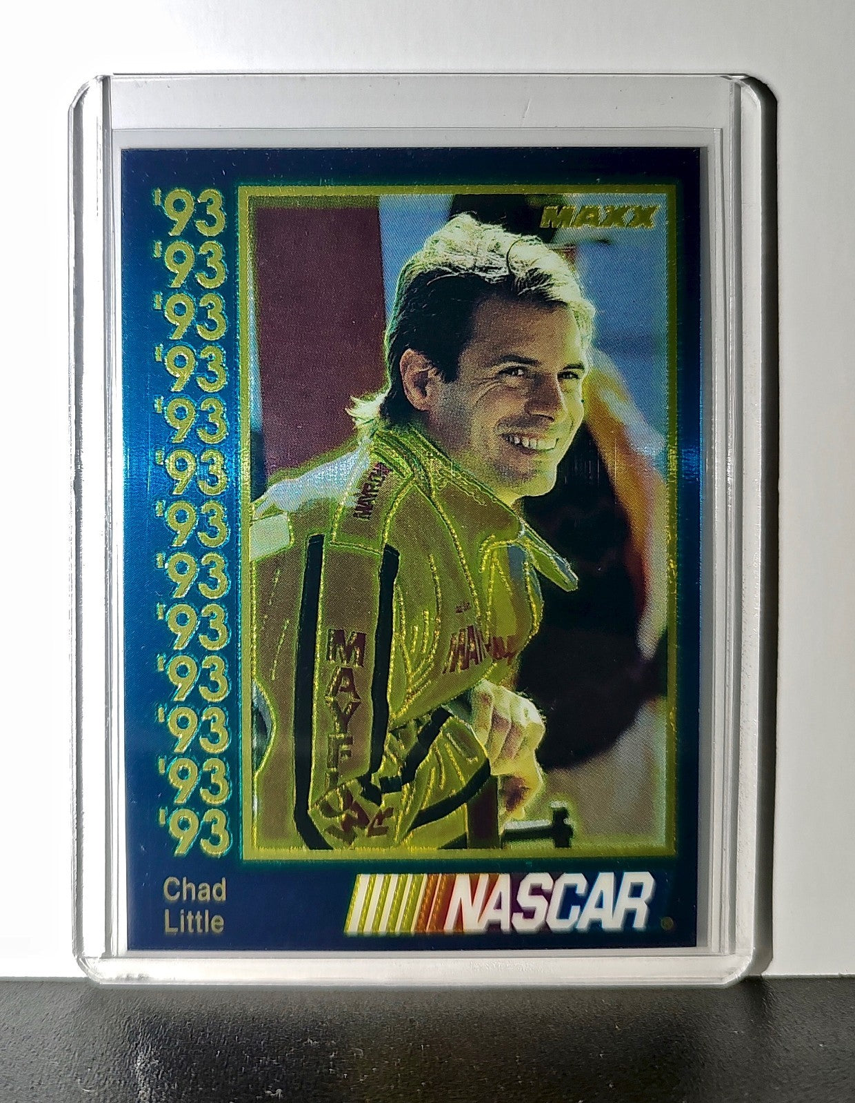Chad Little 1993 Maxx Premier Plus Racing #9 NASCAR Card Melling Racing