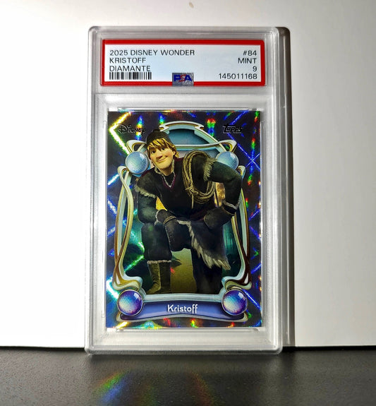 Kristoff 2025 Topps Disney Wonder #84 Winter Variant Card Frozen PSA 9