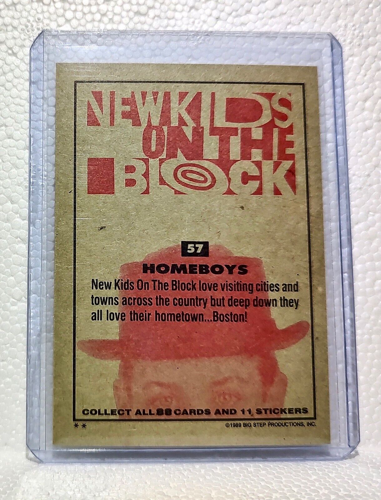 Homeboys 1989 New Kids on the Block #57 Trading Card