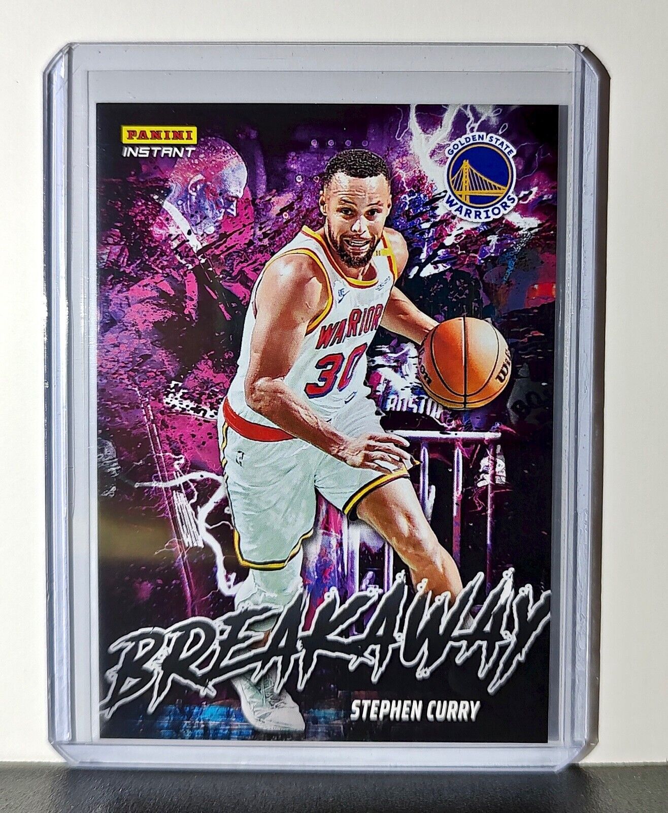 Stephen Curry 2024-25 Panini NBA #16 Breakaway Basketball Card Warriors 1/1355