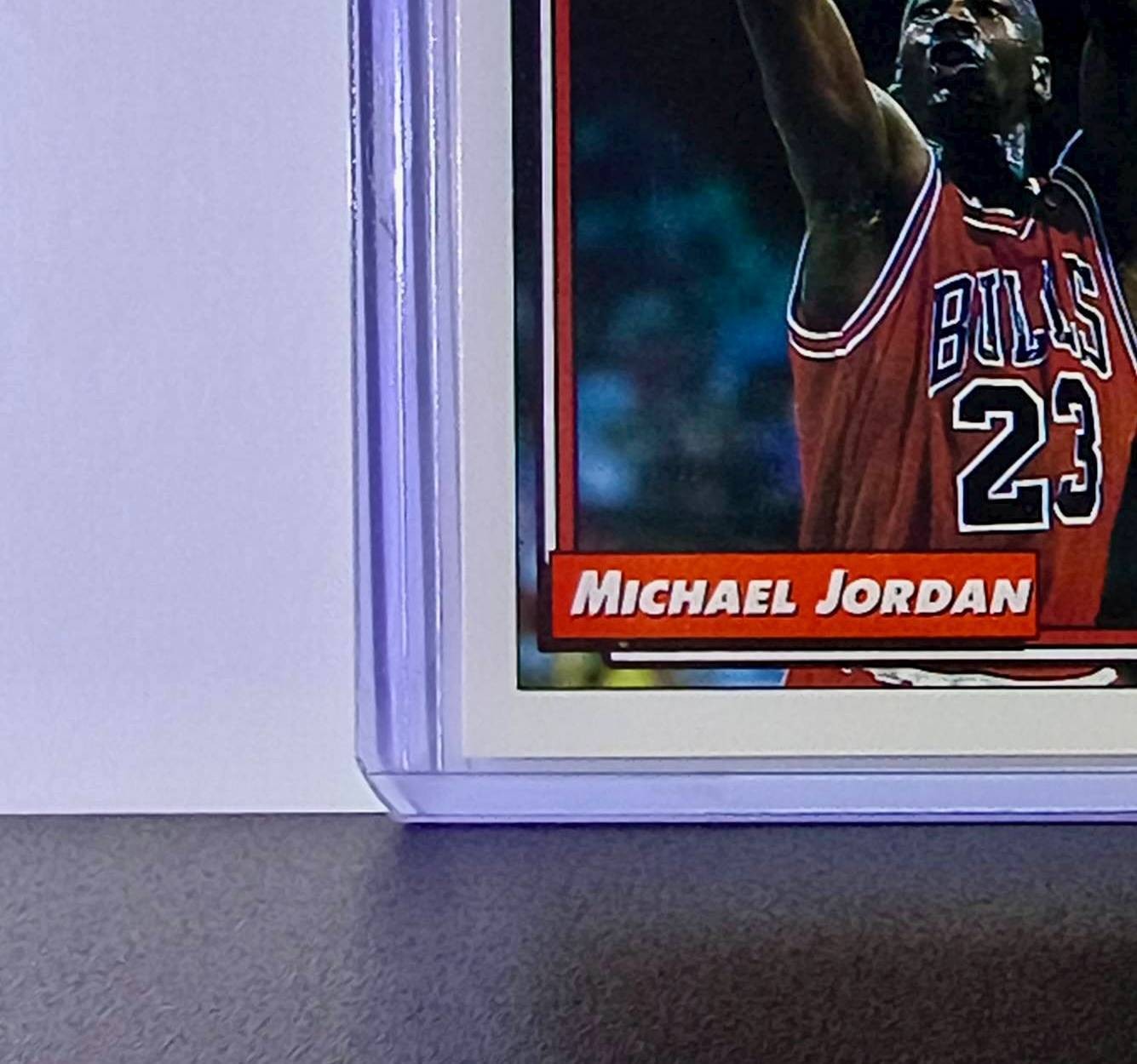 Michael Jordan 1992-93 Topps 50 Point Club #205 Basketball Card Chicago Bulls