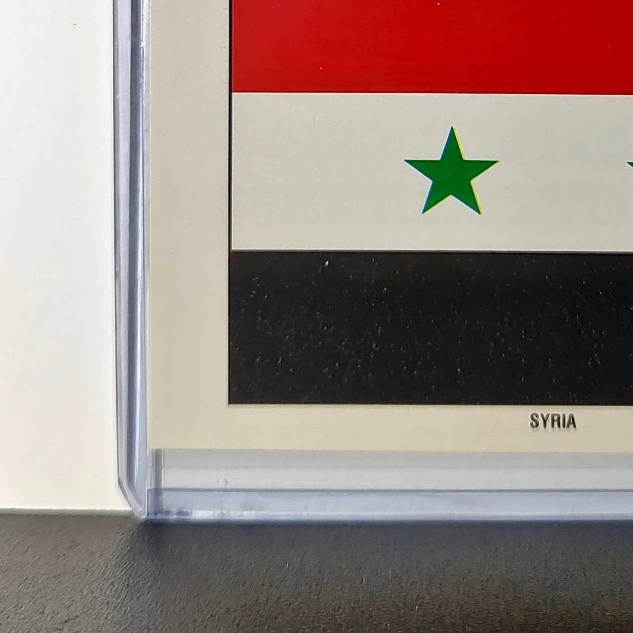 Syria Flag 1991 Topps Desert Storm #31 Sticker Card