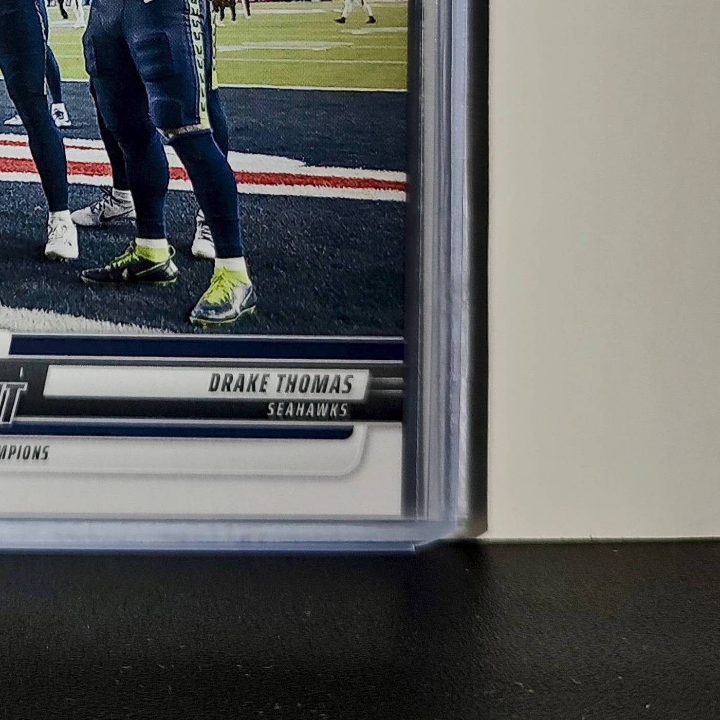 Drake Thomas 2026 Panini NFL Super Bowl LIX Champions #21 Card Seattle Seahawks