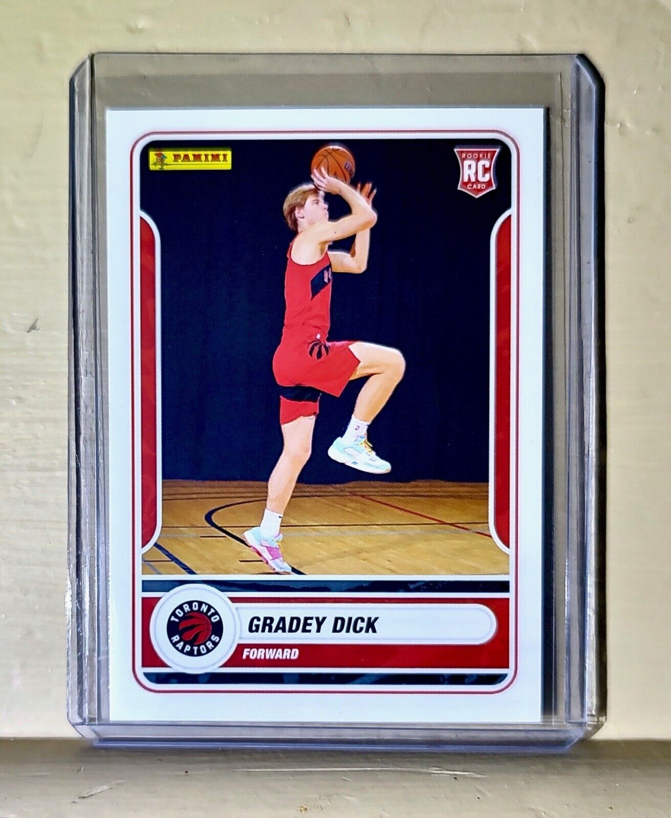 Gradey Dick 2023-24 Panini NBA Basketball #82 Rookie Card Toronto Raptors