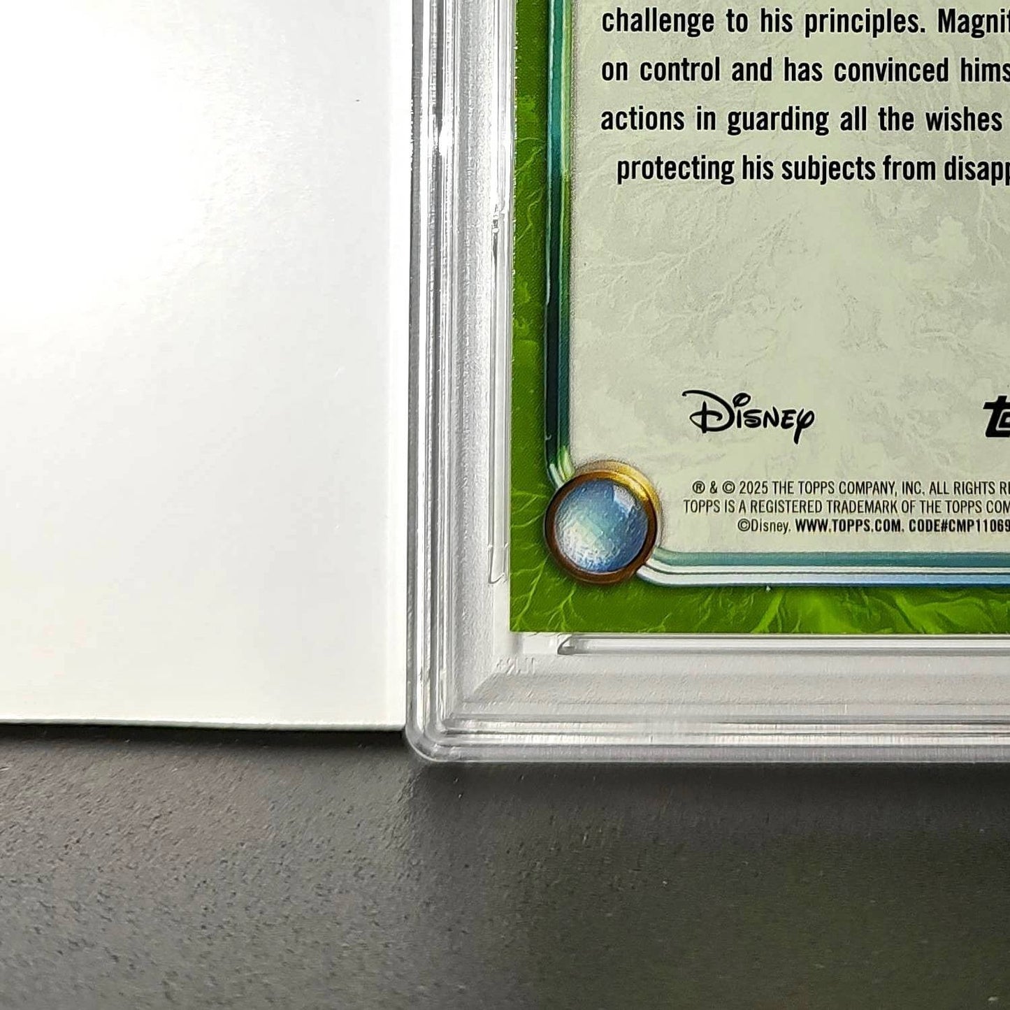 King Magnifico 2025 Topps Disney Wonder #183 Card Wish PSA 9