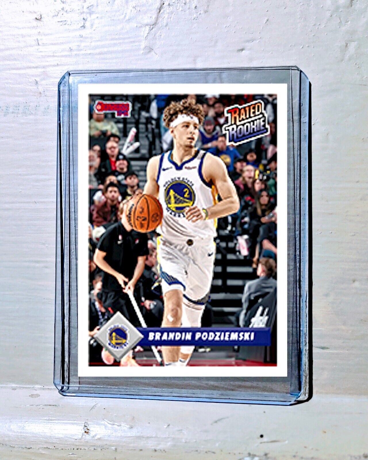 Brandin Podziemski 2023-24 Panini NBA #9 Rated Rookie Retro Card 1/715