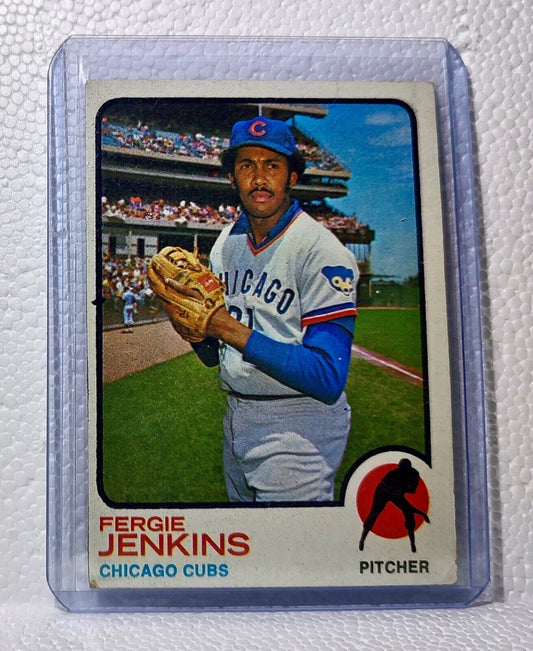 Fergie Jenkins 1973 Topps MLB #180 Baseball Card Chicago Cubs