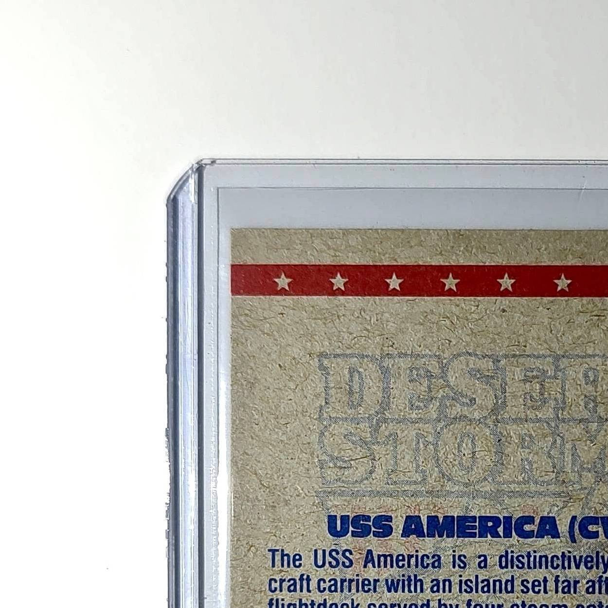 USS America 1991 Topps Desert Storm #57 Card