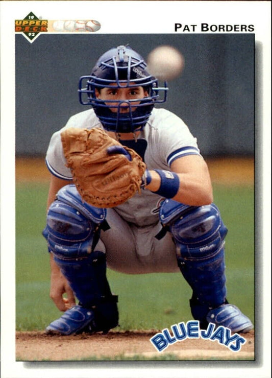 Pat Borders 1992 Upper Deck MLB #140 Baseball Card Toronto Blue Jays